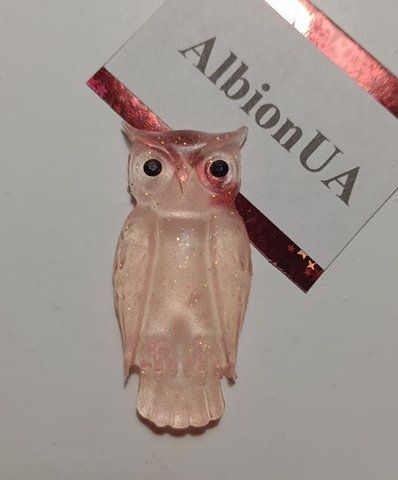 Декор. Фігурка &laquo;Мала Сова&raquo; (Рожева, Смола) OWL-SML-PNK01 фото