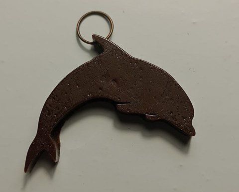 Декор. Фігурка Дельфіна (Смола, Коричневий) TM-Dolphin-BROWN01/1 фото