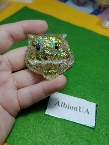 Декор. Фігурка &laquo;Тигр Рик&raquo; (Смола, 4 см) TIGR-MINI-TRNSGLT02 фото